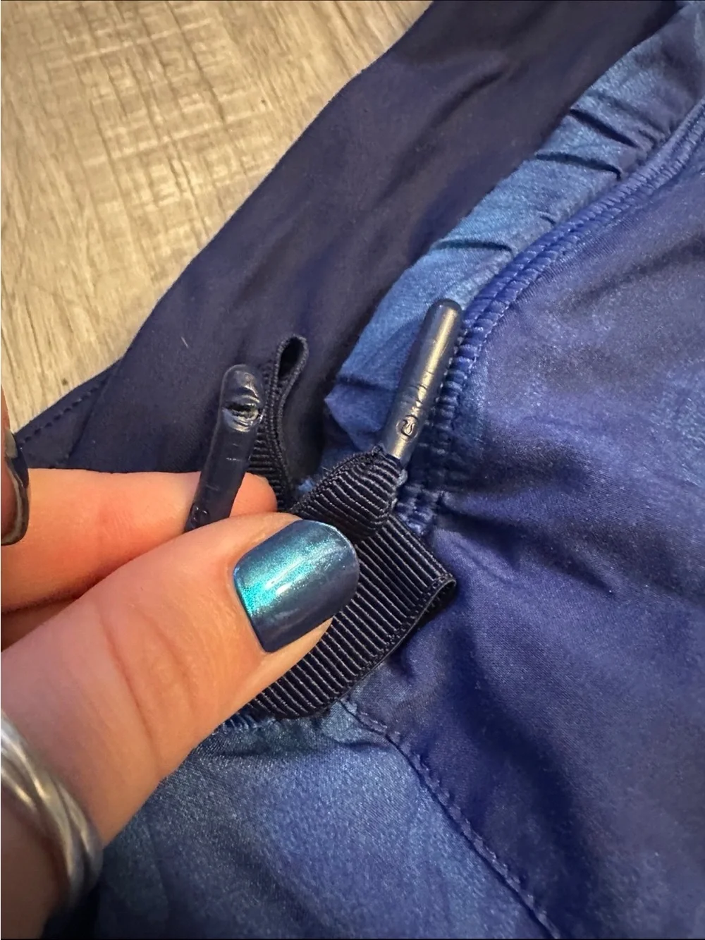 Lululemon Blue Run It Out Shorts (Size 6, 3”)